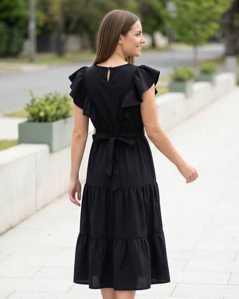 steve madden black dress Steve Madden Tori Dress, 4 / Black