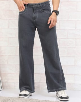 Shein Full Length Fly With Button Closure Light Wash Jeans-picture-31
