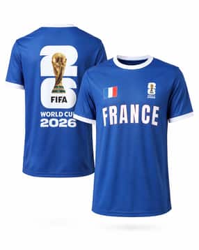 Shein X FIFA World Cup 2026 France Graphic Back Print Jersey-picture-13