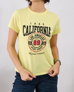 Shein Short Sleeve Typographic Chest Print Crew Tshirt-picture-43