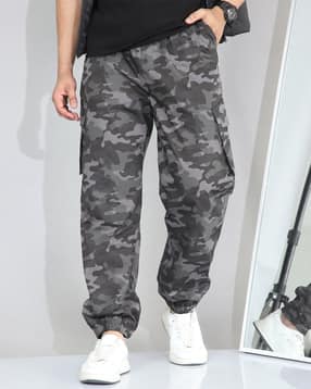 Shein Ankle Length Camouflage All Over Print Joggers-picture-42