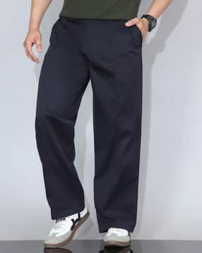 Shein Full Length Fly With Button Closure Panelled Pant-picture-21