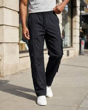 Shein Elasticated Drawstring Waist Panelled Cargo Pant-picture-25