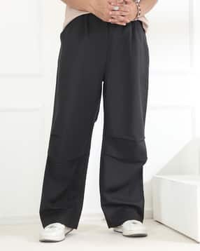 Shein Elasticated Drawstring Waist Knee Pleated Track Pant-picture-39
