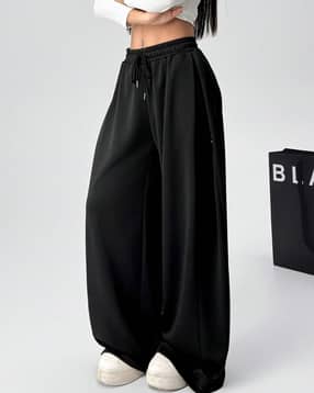 Shein Full Length Side Snap Button Detail Korean Pants-image-39