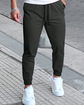 Shein Ankle Length Elasticated Drawstring Waist Joggers-picture-34