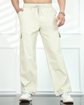 Shein Full Length Elasticated Drawstring Waist Panelled Pants-picture-25