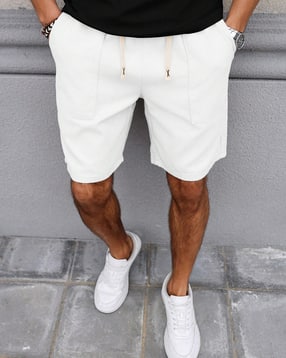 Shein Elasticated Drawstring Waist Lounge Shorts-picture-12