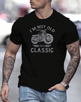 Shein Short Sleeve Graphic Chest Print Crew Tshirt-picture-49