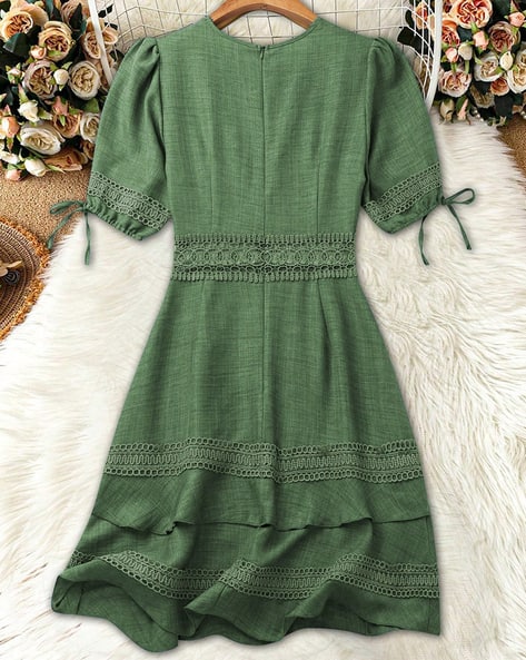 shein green lace dress Buy Dresses for Women by Online Model Alyssa
