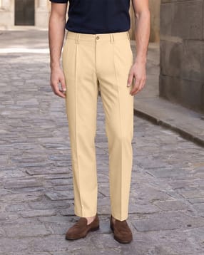 Shein Ankle Length Fly With Button Closure Pintuck Pant-image-23