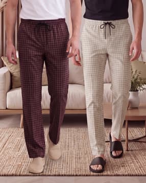 Shein Combo of 2 Full Length Checked Pyjamas-picture-10