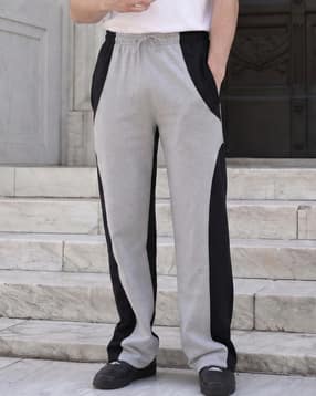 Shein Elasticated Drawstring Waist Colour Block Track Pants-picture-17