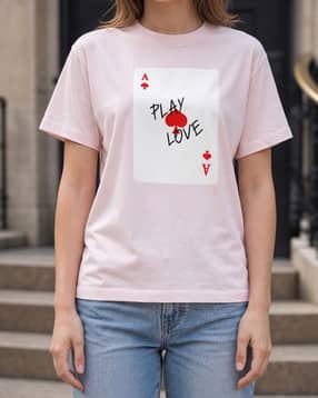 Shein Short Sleeve Graphic Chest Print Crew Tshirt-picture-18
