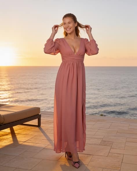 shein empire waist dress Buy Dusty Pink Dresses for Women by Online Discontinued - FRISCO Red Light Aqua Plus size Size:UK 12 | EU 38 | US 08