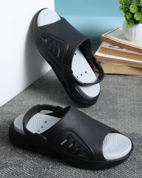 Shein Men Side Cut Out Open Toe Sling-Back Clogs-picture-33