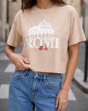 Shein Short Sleeve Graphic Chest Print Crew Tshirt-picture-39