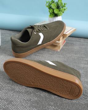 Shein Men Lace Up Contrast Panelled Court Sneakers-picture-10
