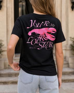 Shein Short Sleeve Friends Back Print Crew Tshirt-picture-20
