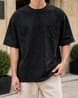 Buy Shein Black Tshirts for Men - Image 1