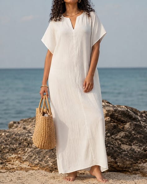 shein white beach dress Maxi Sheath Buy White Dresses For Women By Shein Online Dion Lee Hook & off-white wedding dress Size:US Size 6