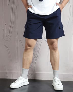 Shein Low Rise Elasticated Waist Athletic Shorts-picture-33