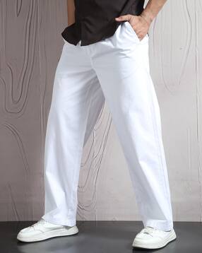 Shein Low Rise Full Length Elasticated Waist Buttoned Pant-picture-34