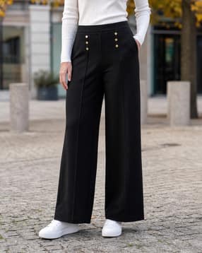 Shein Full Length High Rise Fixed Waist Pintuck Pant With Zip-picture-18