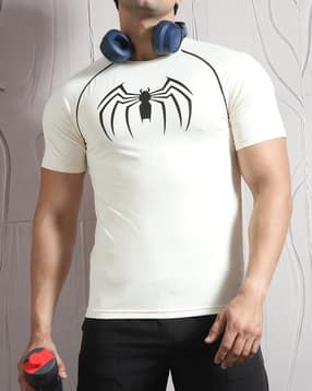 Shein Raglan Sleeve Graphic Chest Print Crew Tshirt-picture-15