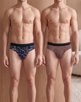Shein Combo of 2 Abstract All Over Print Regular Briefs-picture-32