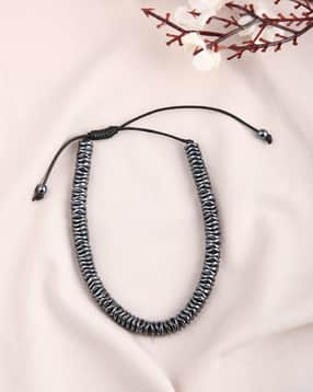 Shein Men Slide Knot Closure Tubular Design Bracelet-picture-30
