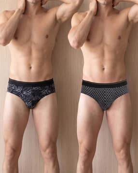 Shein Combo of 2 Abstract All Over Print Regular Briefs-picture-42