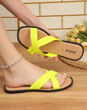 Shein Shein Women Open Toe Criss-Cross Strap Sandal