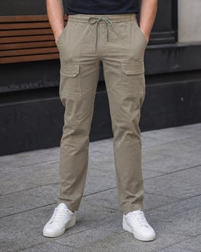 Shein Men Elasticated Drawstring Waist Panelled Pant-picture-10