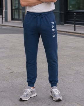 Shein Men Elasticated Drawstring Waist Typographic Print Joggers-picture-21