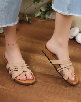 Shein Women Open Toe Braided Rope Strap Slip On Sandals-picture-19