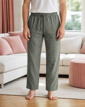 Shein Men Ankle Length Abstract All Over Print Pyjamas-picture-17