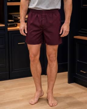 Shein Men Elasticated Waist Micro Print Boxer-picture-21