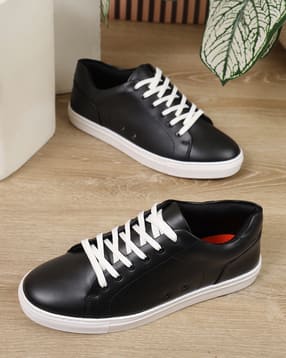 Shein Men Lace-Up Metal Eyelet Court Sneakers-picture-31