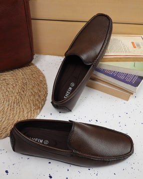 Shein Men Slip On Textured Loafer Style Casual Shoes-picture-45