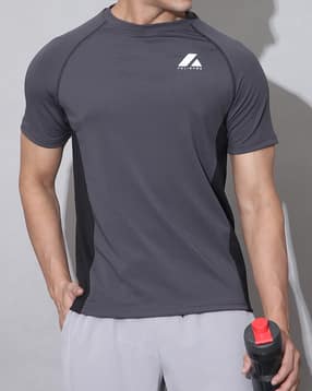 Shein Men Raglan Sleeve Colour Blocked Crew Tshirt-picture-18
