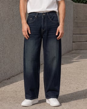 Shein Shein Men Full Length Mid Wash Cargo jeans