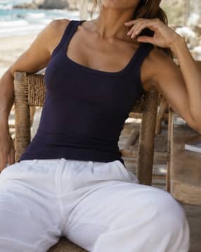 Shein Women Sleeveless Racer Back Ribbed Tank Tshirt-picture-51