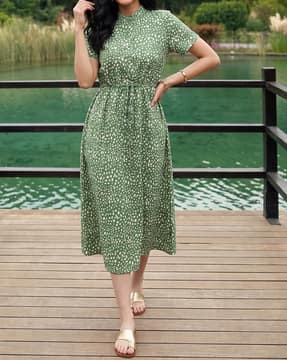 lime green women dress Two Tone Abstract Printed Collared Tiered Long Sleeve neck Sleeveless Back Size:2/XSMALL buttons:premium:mother-of-pearl Zara Butter Yellow Halter