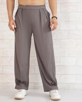 Shein Men Full Length Elasticated Waist Pleated Pant-picture-33