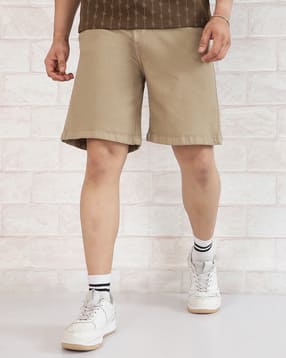 Shein Men Knee Length Denim Shorts-picture-44