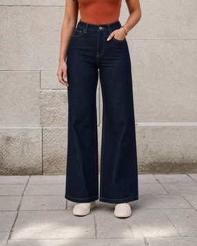 Shein Women Full Length Clean Wash Jeans-image-28