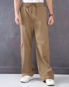 Shein Men Full Length Elasticated Drawstring Waist Panelled Pant-picture-20