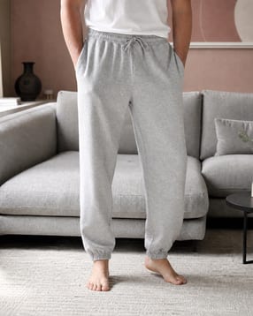 Shein Men Ankle Length Elasticated Drawstring Waist Joggers-picture-27