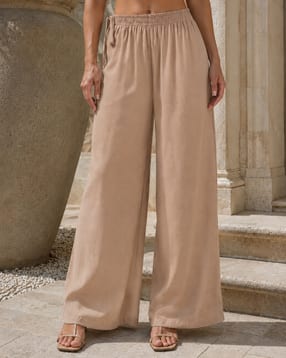 Shein Women Full Length Elasticated Drawstring Waist Pants-picture-19